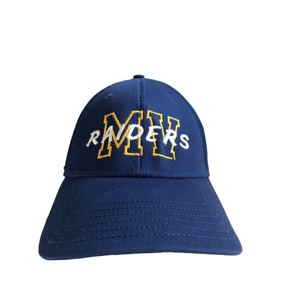 MV RAIDERS BLUE New Era Blue Stretch Baseball Cap Hat Lid - Picture 3 of 8